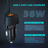 Cross-Border Pd30W+Qc18W Car Charger, Super Fast Charging Car Charger with Retractable Cable, Factory Wholesale