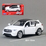 Детская игрушечная машинка Willy Welly alloy 1:36, модель седана Mercedes-Benz GLC, внедорожник, отъезжающий назад, может открыть дверь