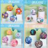 9cm Solid Elastic Ball Pu High Bounce Hole Ball Children's Cute Slap Mini Basketball Stress Relief Toy Ball