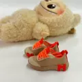 Aijia orange (pair of nude shoes)