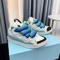 New Foreign Trade Style Bread Shoes for Men and Women, Couple's Thick-Soled Dad Shoes, Comfortable Casual Lace-Up Sneakers