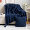 New Light Luxury Style Solid Color All-Season Blanket Office Nap Sofa Blanket Knitted Blanket Bedside Blanket
