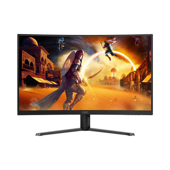 Aoc cq32g4e monitor 31.5-inch e-sports 2k curved 180hz desktop computer lcd screen