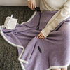 High-End Knitted Wool Blanket, Imitation Mink Blanket, Air-Conditioned Sofa Blanket, Nap Blanket, Shawl Blanket, Thickened Blanket
