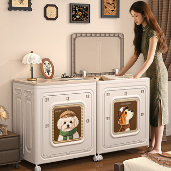 Clothes Storage Box Organizer Flip-Top Foldableing Large-Capacity Super Household Toy Basket Quilt Storage Cabinet Storage Cabinet