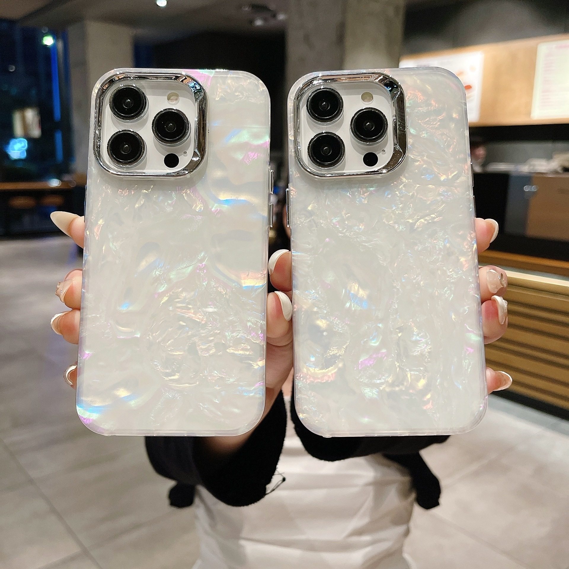 Casual Shell Pattern Suitable for Apple 16/14Pro Mobile Phone Case Iphone13/16Promax New Model Female 17Pro