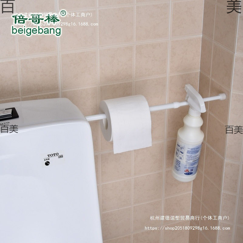 Wholesale Wardrobe Mini Ultra-Short Layered Small Cabinet Crossbar Book Stand Spring Support Rod Towel Telescopic Rod