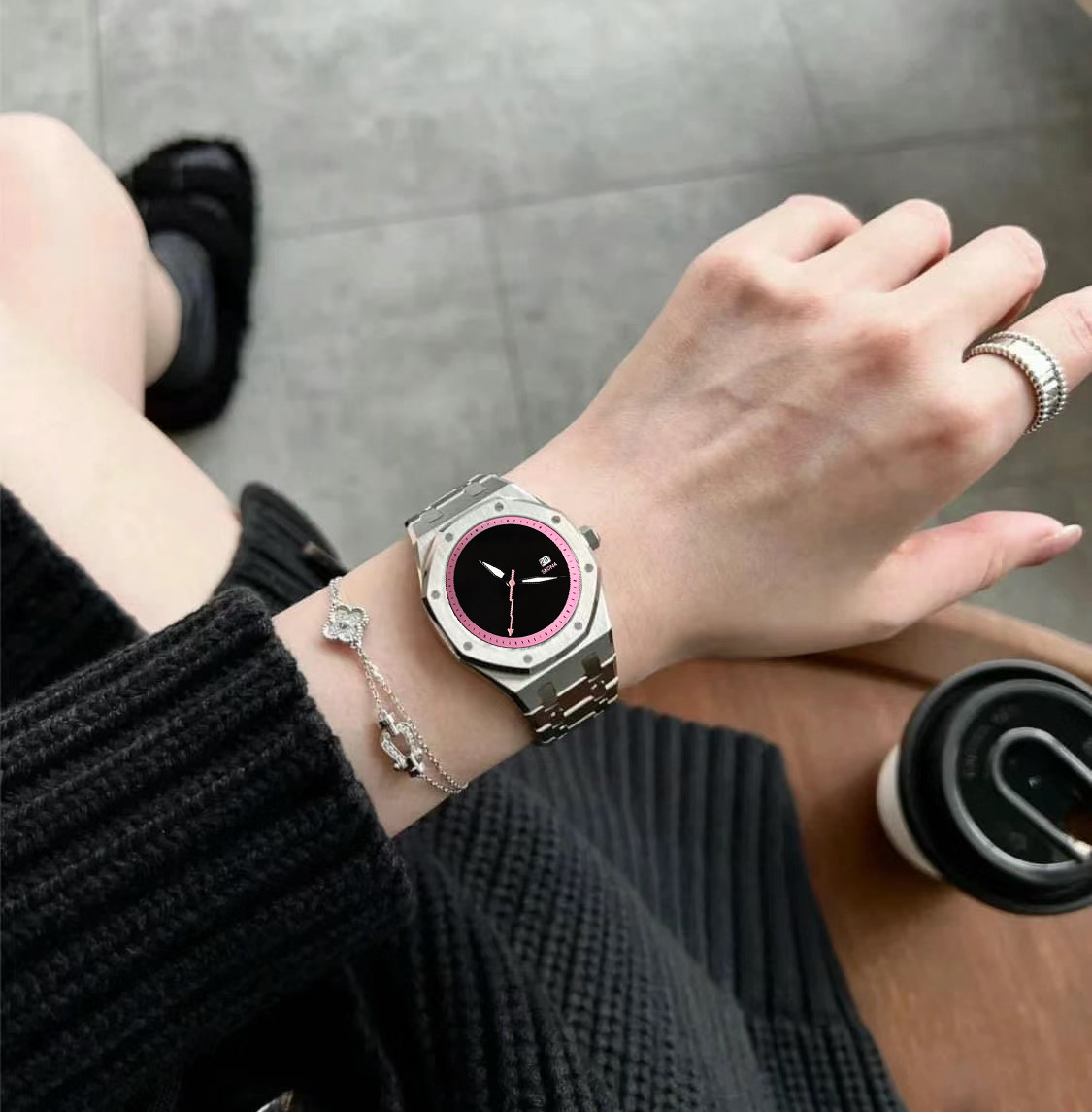 Fashion watches women's hot foreign trade explosions calendar waterproof ins student niche 27 O1CN01ALr6if1PLRTVVQHKo !!2218131131824 0 cib