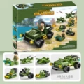 8732-2A color box [Military Cross-country team] 6-in-1*106 particles
