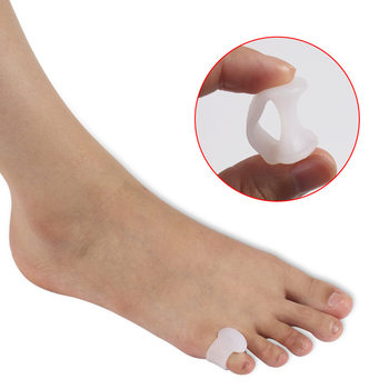 Tail finger ring toe splitter thumb straightener valgus separator care pad little toe overlap toe separator