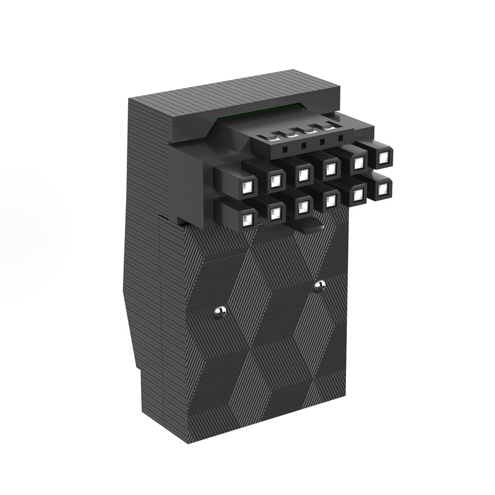 Адаптер для видеокарт серии 3090ti40, 16P (штекер) на 16P (гнездо), угловой, 90 градусов, версия A