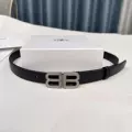 2.5cm silver buckle