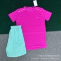 Crystal strip rose red + shorts green