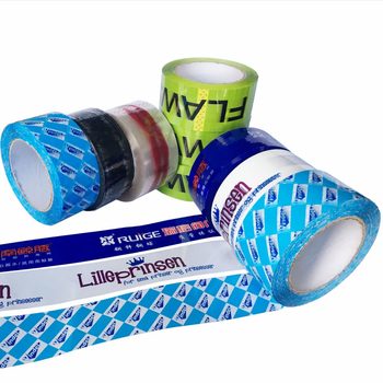 High-Viscosity Express Packaging Tape with Custom Printed Logo and Transparent Sealing Tape