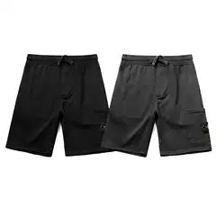 Cross-Border Stone Trendy Brand Shorts New Summer Street Casual Fashion Loose Unisex Five-Point Shorts