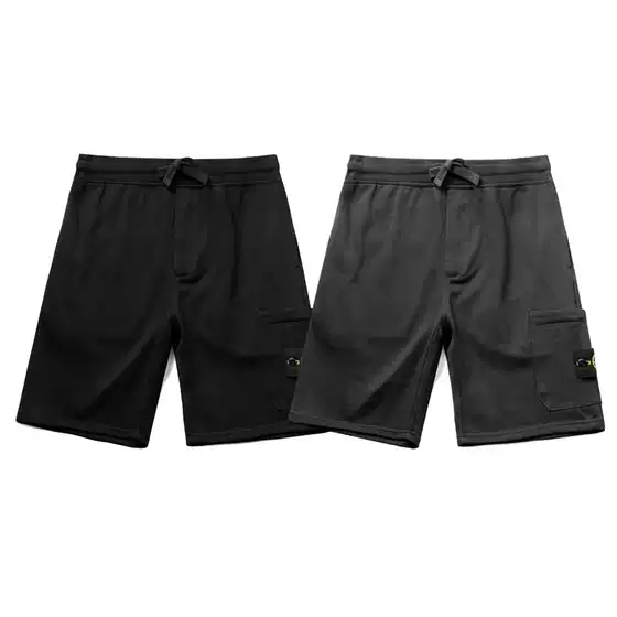 Cross-Border Stone Trendy Brand Shorts New Summer Street Casual Fashion Loose Unisex Five-Point Shorts