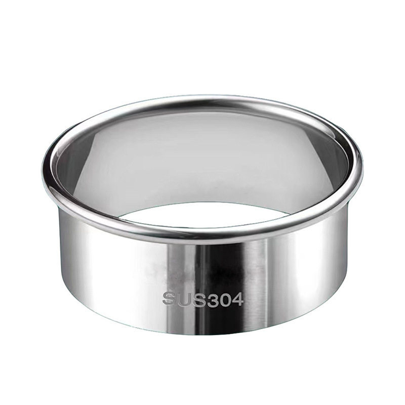 304 Stainless Steel Dumpling Skin Cutting Mold Household Bun Skin Press Grinding Tool Round Cutting Mold for Making Dumplings