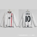 2002 england home long sleeve number 10
