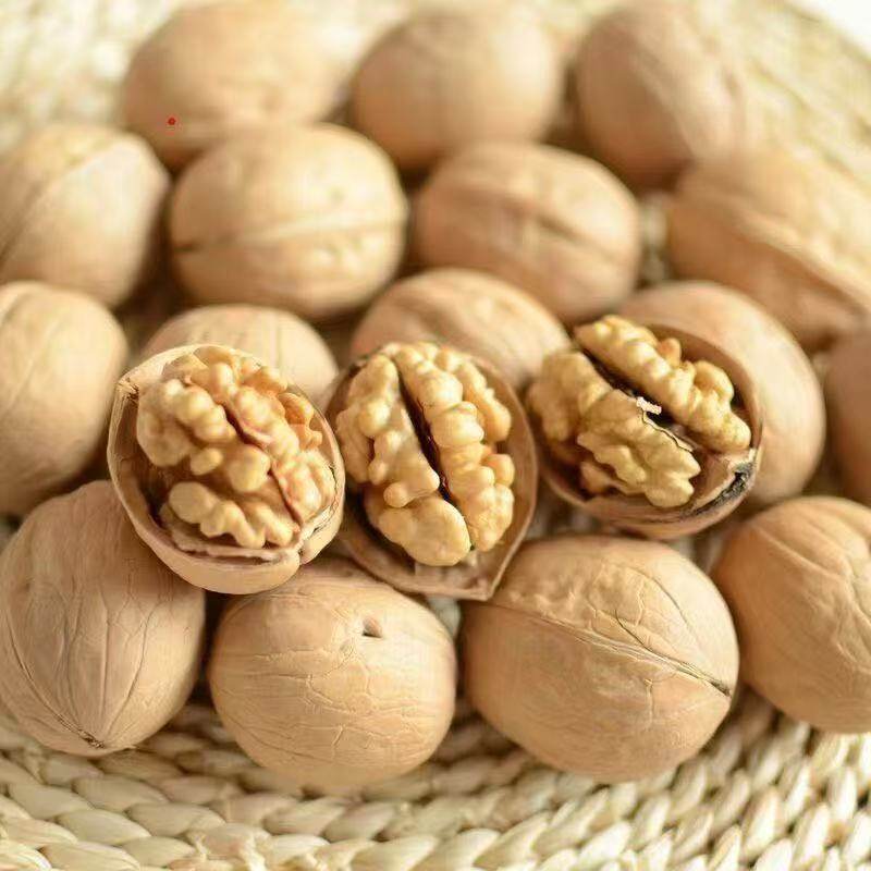 Xinjiang Thin-Skinned Raw Walnuts Specialty Aksu Hand-Peeled Roasted Milk Vanilla Herbal Flavor Paper-Skinned Walnuts Wholesale Zero