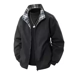 2025 Couple Jacket Two-sided Wear Men's and Women's Spring and Autumn Jacket Men's Casual Sports Windbreaker Outdoor Cross-border