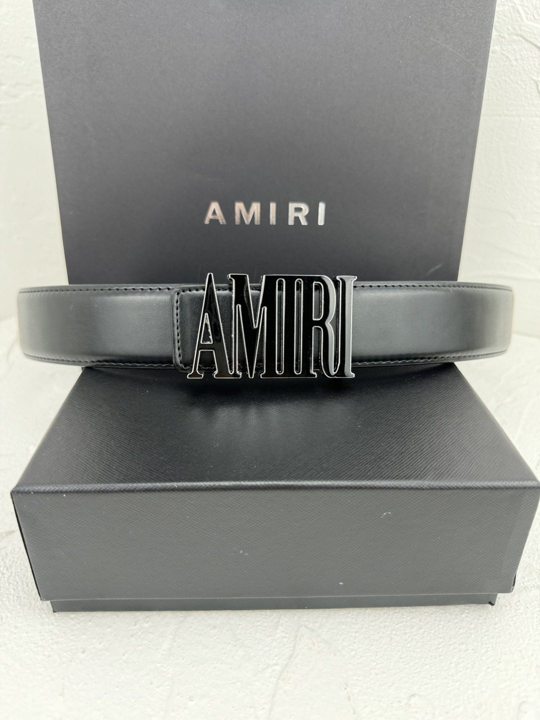 Hot sale men's Amiri trendy light luxury business fashion network new belt jeans belt cross