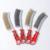 Customized Copper-Plated Wire Brush Metal Rust Removal Barbecue Net Cleaning Wire Brush Decontamination Polishing Deburring Multifunctional Brush