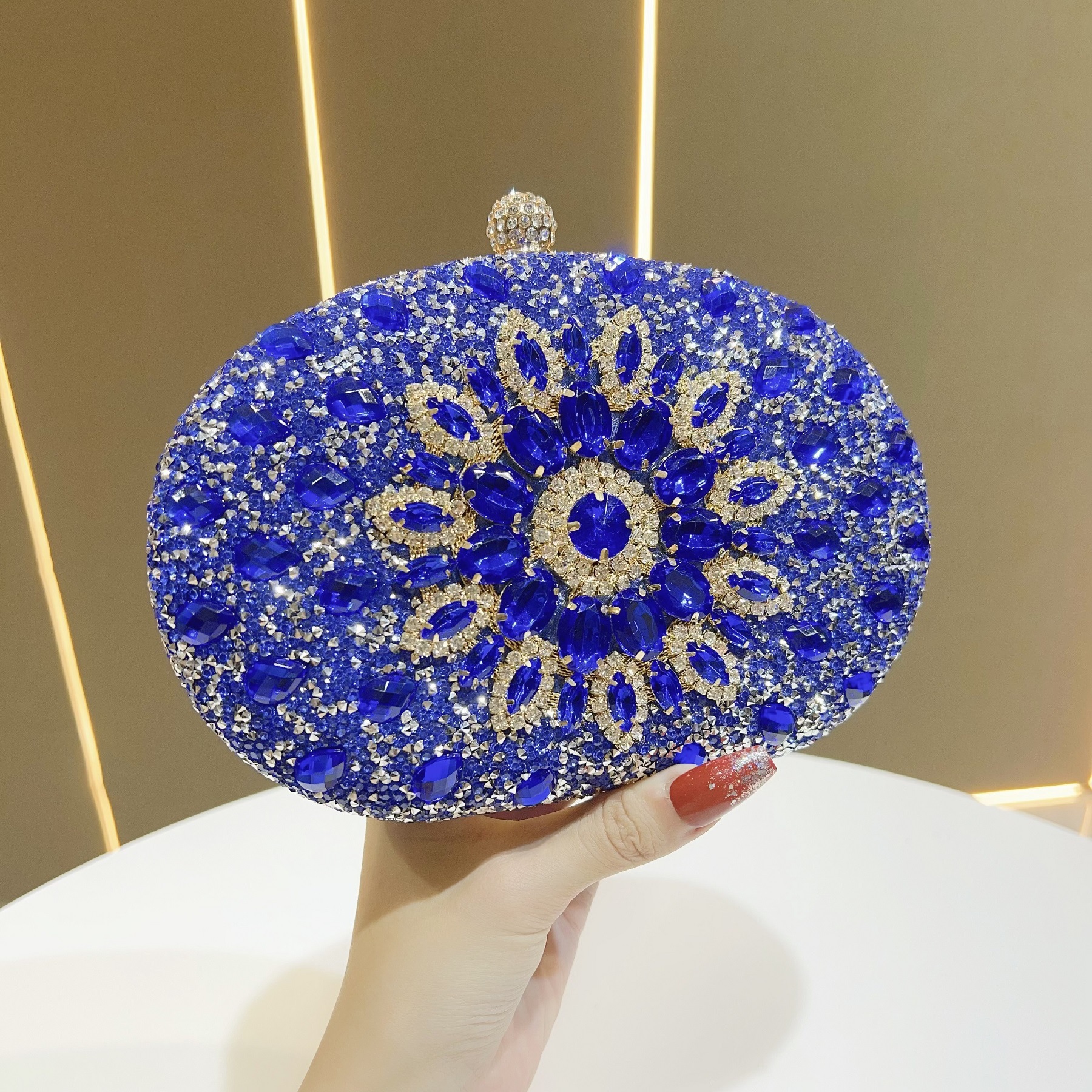 Cross-border Rhinestone Sunflower Dress Banquet Bag Luxury Celebrity Elegant All-match Diamond-encrusted Crossbody Small Handbag Full Diamond 12 O1CN01AQTNLq2LHXp7gxoQw !!2216856689667 0 cib