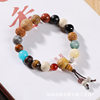 Lingyin New Eighteen Seeds Bodhi Bracelet Men's and Women's Beads Chicken Cry Eighteen Treasures 18 Seeds Bracelet Manufacturers