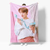 Stray Boys Stray Kids Flannel Blanket Four Seasons Blanket Home Office Air-conditioning Blanket Cross-border Customization