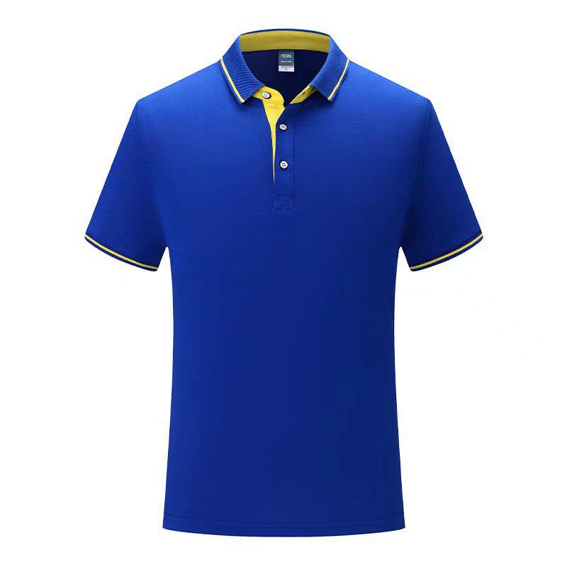 polo衫定制印logo长袖男立领商务风工作服纯棉轻奢翻领广告文化衫