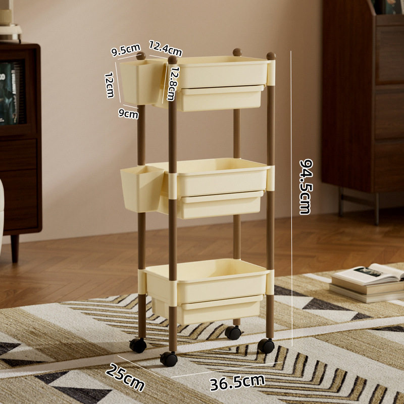 カスタード+ブラウン(3層+ハンギングバスケット2個)