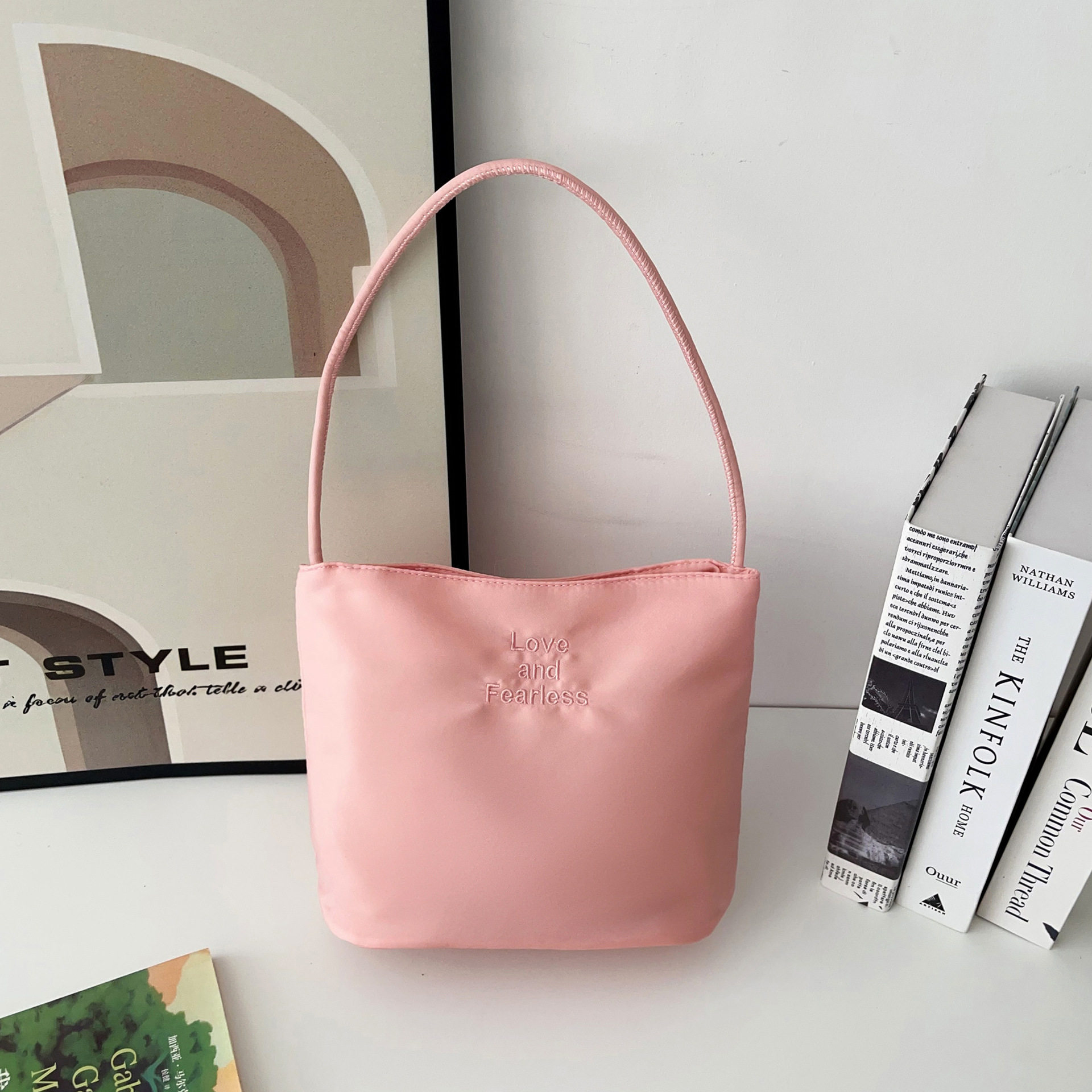 ของที่ระลึกกระเป๋าถือเกาหลีหญิงผ้าไนลอนกระเป๋าสตรีต้นฉบับของ...