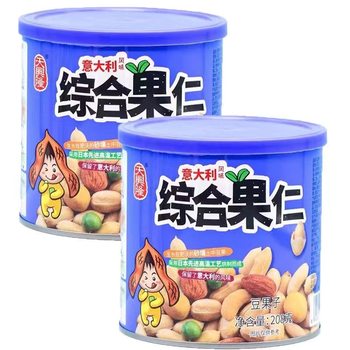 Tianxinglong comprehensive nuts 208g daily nuts leisure delicious healthy snacks assorted mixed nuts canned