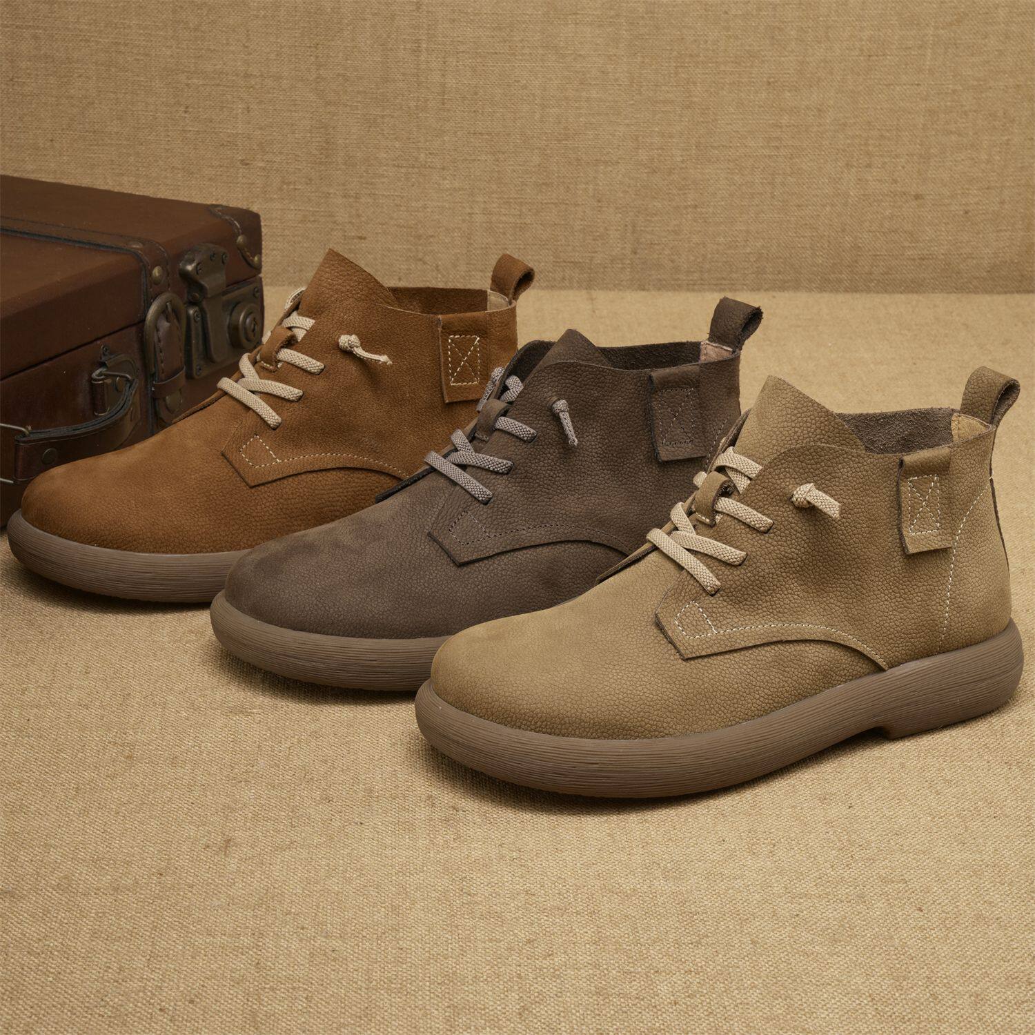 Fashionable Trend Genuine Leather soft sole Shoes