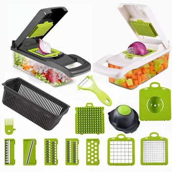 Multi-Functional Vegetable Cutting Artifact Kitchen Household Shredded Potato Shredder Cutter Scraper Radish Grater Slicer