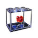 Thai Fighting Fish Building Blocks Fish Tank Desktop Small Mini Super White Fish Tank Cyber Celebrous Night Market Acrylic Building Blocks Fish Tank