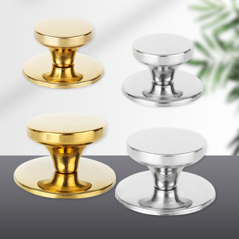 Thickened stainless steel pot lid handle glass lid handle top bead kitchen anti-scald universal pot lid cap kitchenware accessories