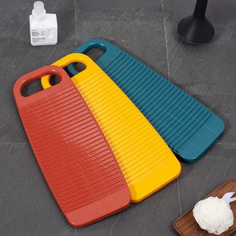 Thickened Plastic Washboard, Old-Fashioned Household Sock Artifact, Dormitory Washboard, Washboard, Non-Slip, Large Size, Durable Size