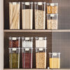 Sealed jar plastic food grade candy coffee bean preservation storage jar transparent dry goods grains storage box