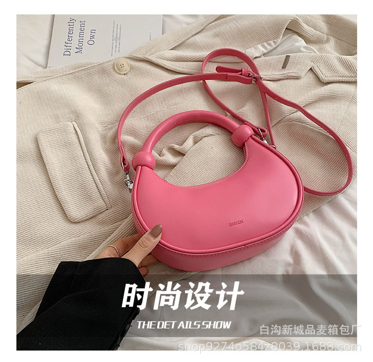 French Niche Elegant Handheld Small Bag Women's Bag New Trendy Fashion Shoulder Bag Foreign Style Crossbody Dumpling Bag 12 O1CN01ATmIST2HKyDTuZxgO !!2215913929133 0 cib