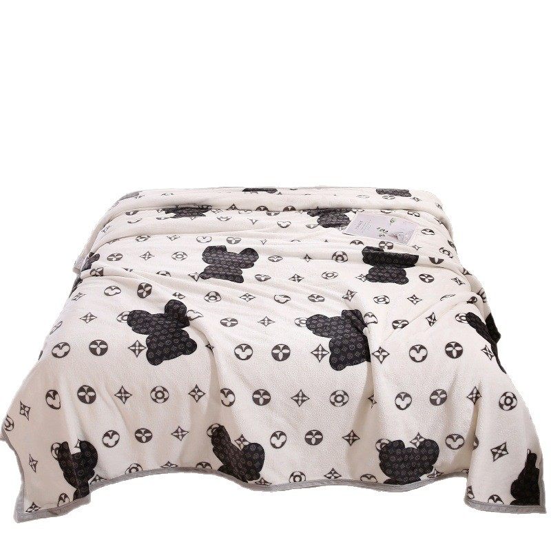 Manufacturer Wholesale Flannel Blanket Gift Company Opening Air Conditioning Blanket Jewelry Gift Box Office Lunch Break Blanket