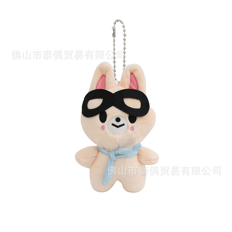 韩国明星组合李龙馥方灿飞行员流浪儿童毛绒玩具可爱挂件娃娃玩偶