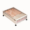 Amazon iron bed bottom storage rack dust-proof storage box under bed clothes shoes books wheeled mobile storage rack
