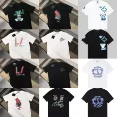 Correct version of Lujia T-shirts, 2025 summer new collection, various styles with cartoon prints, casual loose fit, unisex short sleeves