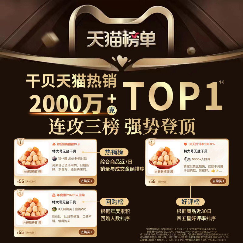 Medium-Sized Scallops and Scallops, Light Sun-Dried Seafood, 250g Scallop Meat and Scallops