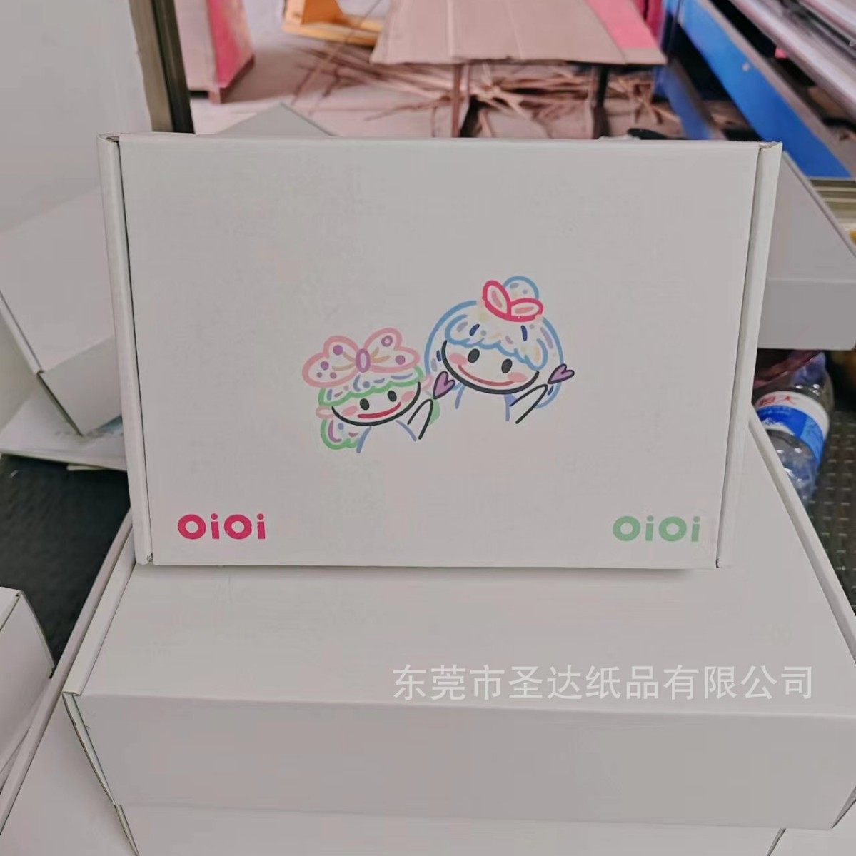 Special hard flying machine box white t-shirt clothing packaging folding jewelry box express carton gift box e-commerce in stock wholesale