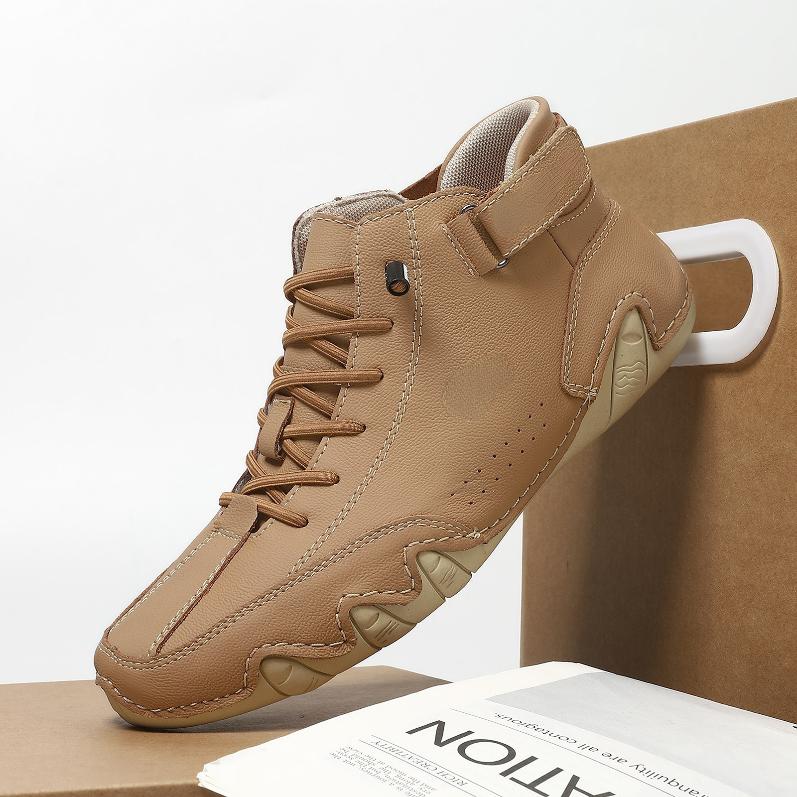 Giày Boot Cổ Thấp Nữ Chất Liệu Vải Bông Hàng Mùa Xuân Thu Đông