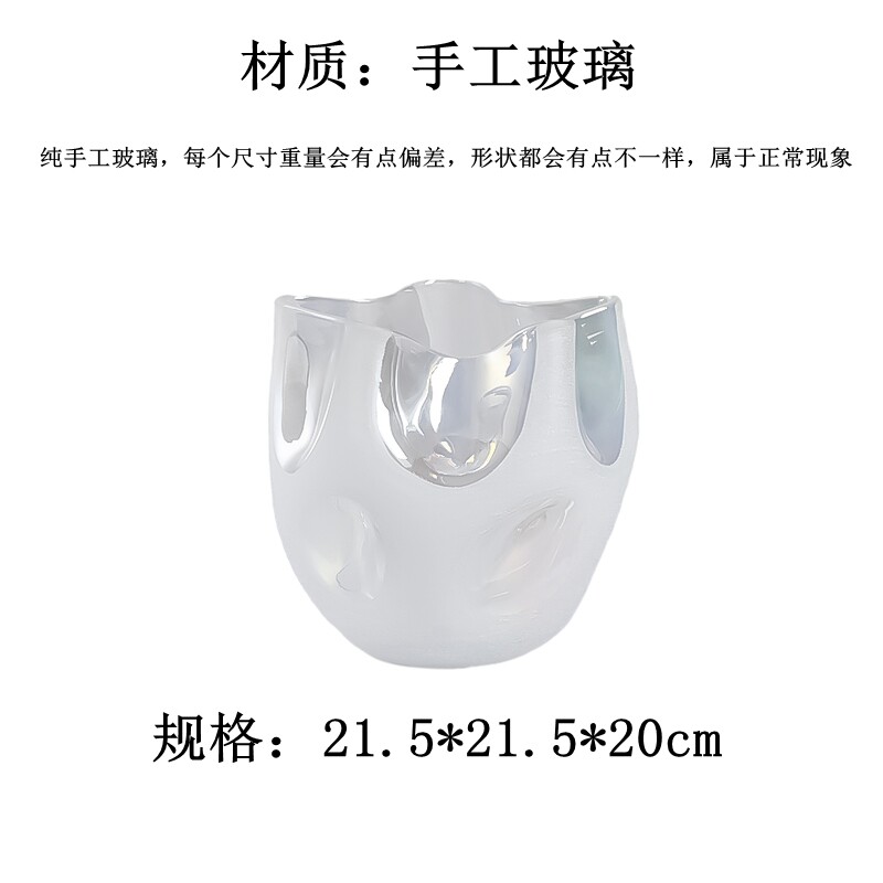 轻奢现代玻璃花瓶多款样板间售楼处北欧家居客厅餐桌软装家居饰品