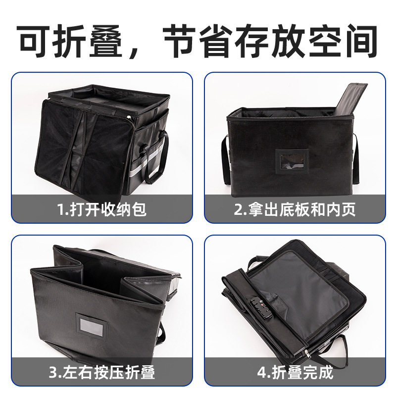 Manufacturer Wholesale Single-Layer Fireproof File Box Waterproof Fireproof File Box Household Registration Book Document Fireproof Storage Box