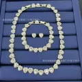 Set of golden hearts without packaging